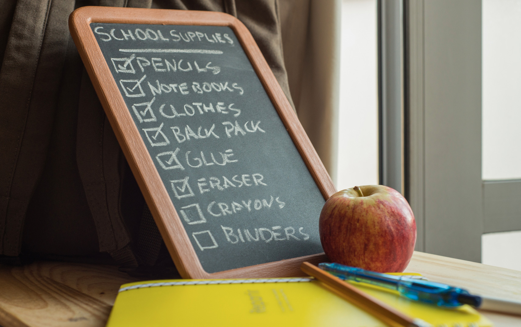 List of school supplies